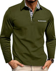 Helvano | Herren-Poloshirt mit langen Ärmeln