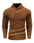 Helvano | Strickpullover mit Schalkragen für Herren