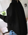 Helvano | Zopfstrick-Pullover mit Stehkragen für Damen