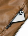Helvano | Herren Bikerjacke im Motorrad-Look