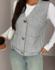 Helvano | Strickweste mit V-Ausschnitt für Damen