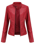 Helvano | Bikerjacke mit Stehkragen für Damen