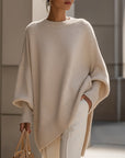 Helvano | Oversized Rippstrick-Pullover für Damen