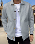 Helvano | Strukturierte Herrenjacke mit Knopfleiste