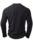 Helvano | Gestreifter Strickpullover für Herren