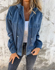 Helvano | Cordjacke mit Reissverschluss für Damen