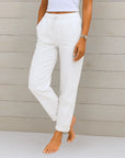 Helvano | Leinen-Mischhose für Damen