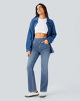 Helvano | Bootcut-Jeans mit hohem Bund für Damen