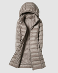 Helvano | Ultraleichte Daunenjacke mit Kapuze für Damen