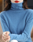 Helvano | Rollkragenpullover für Damen in Weiss