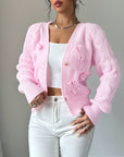 Helvano | Strickjacke mit Schleifendetail für Damen