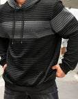 Helvano | Strukturierter Colorblock-Hoodie für Herren