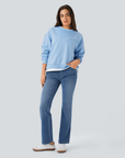 Helvano | Bootcut-Jeans mit hohem Bund für Damen