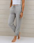 Helvano | Stretch-Leinenhose für Damen