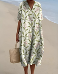 Helvano | Boho Blumenkleid mit lockerem Schnitt