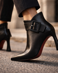 Helvano | Stiefeletten mit Absatz und Schnalle für Damen