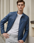 Helvano | Herrenjacke mit Stehkragen und Reissverschluss