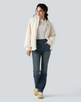 Helvano | Bootcut-Jeans mit hohem Bund für Damen