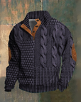 Helvano | Casual Sweatshirt mit Stehkragen für Herren