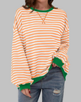 Helvano | Gestreiftes Langarm-Sweatshirt für Damen