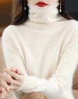 Helvano | Rollkragenpullover für Damen in Weiss