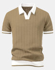Helvano | Herren-Set Strickpolo & Slim-Fit-Hose