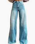 Helvano | Weite Hose für Damen in Blau