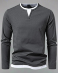 Helvano | V-Neck Feinstrick-Pullover für Herren