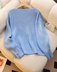 Helvano | Rippstrick-Pullover mit V-Ausschnitt