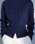 Helvano | Strickjacke mit Stehkragen für Damen