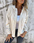 Helvano | Damen-Kapuzenjacke aus Cord