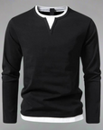 Helvano | V-Neck Feinstrick-Pullover für Herren