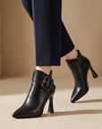 Helvano | Stiefeletten mit Absatz und Schnalle für Damen