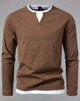 Helvano | V-Neck Feinstrick-Pullover für Herren