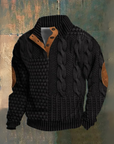 Helvano | Casual Sweatshirt mit Stehkragen für Herren