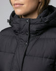 Helvano | Warme Daunen-Winterjacke für Damen in Schwarz