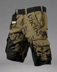 Helvano | Cargo-Shorts mit Print und Mehrfachtaschen für Herren