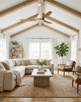 Helvano | Deckenventilator mit Fernbedienung & Holzoptik
