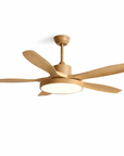 Helvano | Deckenventilator mit Licht in Holzoptik