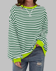 Helvano | Gestreiftes Langarm-Sweatshirt für Damen