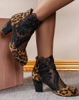Helvano | Bestickte Damen-Stiefel mit hohem Absatz