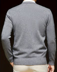 Helvano | Herren Strickpullover mit V-Ausschnitt