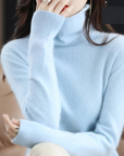 Helvano | Rollkragenpullover für Damen in Weiss