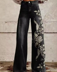 Helvano | Boho-Hose für Damen in Schwarz