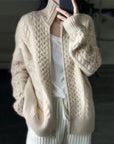 Helvano | Strickjacke mit hohem Kragen für Damen
