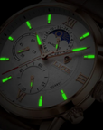 Helvano | Klassische Herrenuhr mit Lederarmband