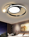 Helvano | Runde LED-Deckenleuchte flach aus Metall