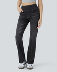 Helvano | Bootcut-Jeans mit hohem Bund für Damen