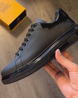 Helvano | Elegante Herren Sneaker in Schwarz