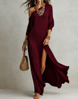 Helvano | One-Shoulder Kleid für Damen